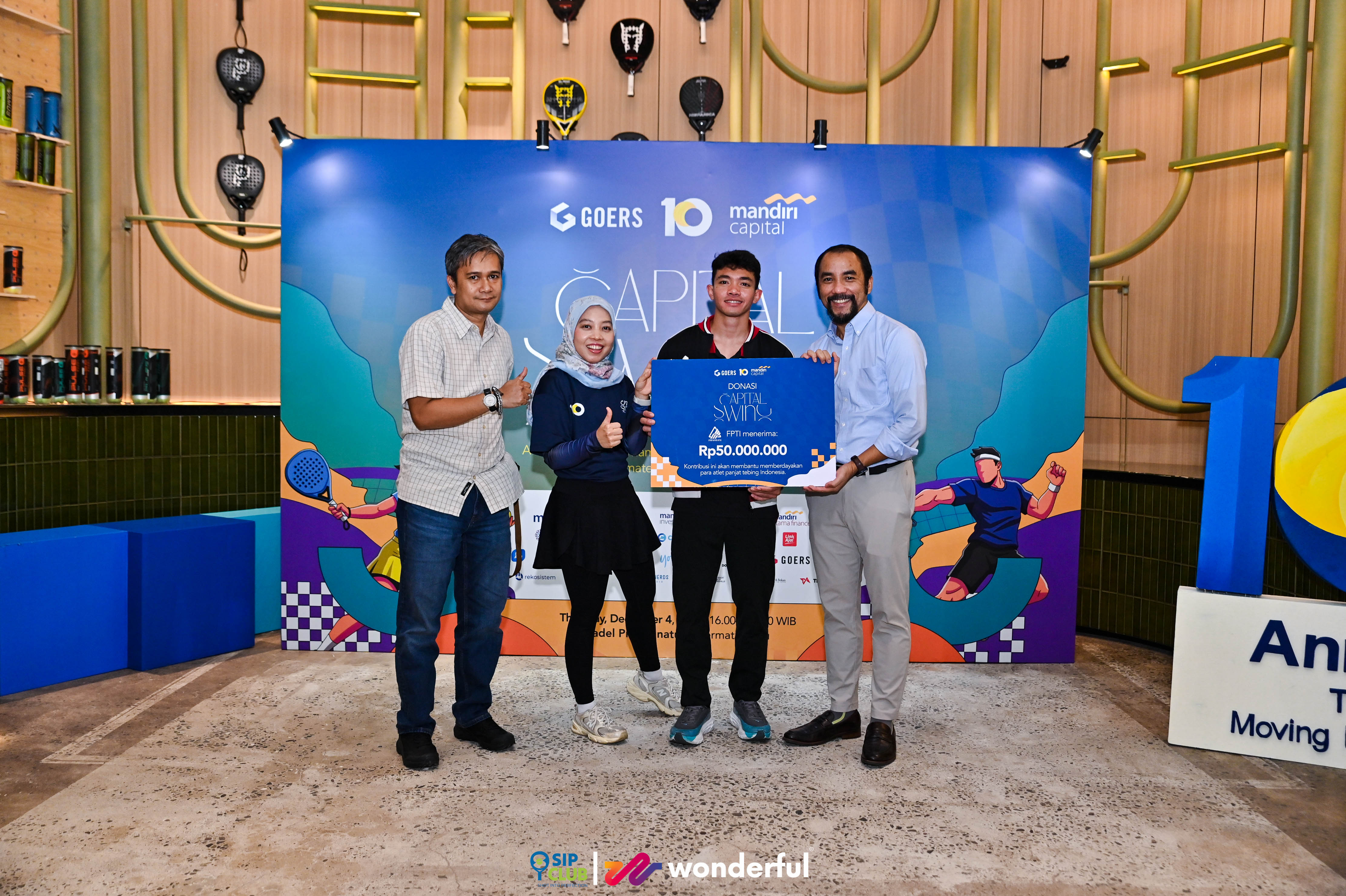 Capital Swing: MCI Padel Charity Tournament  photo 8